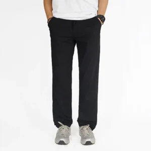 IRISHKELLY Long Chino Pants Loose Fit Black
