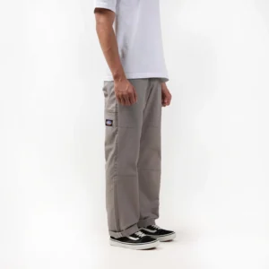 IRISH KELLY Work Pants Baggy Wide Cut Double Knee LIGHT GREY