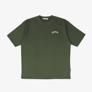 IRISH KELLY T-Shirt Oversize Heavyweight Cotton 16s Arch Bronze Green