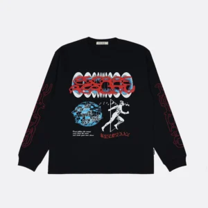 IRISH KELLY Longsleeve Black T-Shirt BCI Hydro Cotton 20s ESCAPE
