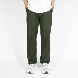 IRISHKELLY Long Chino Pants Loose Fit Olive Army