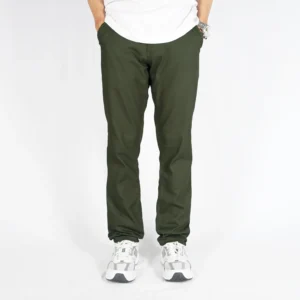 IRISH KELLY Long Chino Pants Slim Fit Olive Army