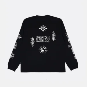 IRISH KELLY Longsleeve Black T-Shirt BCI Hydro Cotton 20s ETERNAL BALANCE